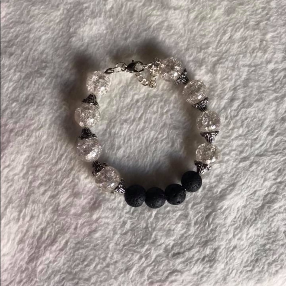 Lava bead bracelet